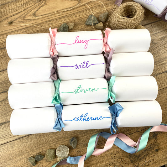 Personalised Pastel Easter Table Crackers KIT OR READY MADE